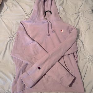 LIGHT PURPLE CHAMPION HOODIE